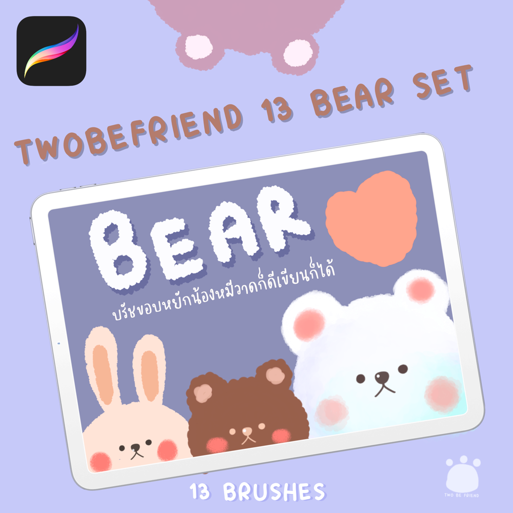 Twobefriend 13 Bear Set