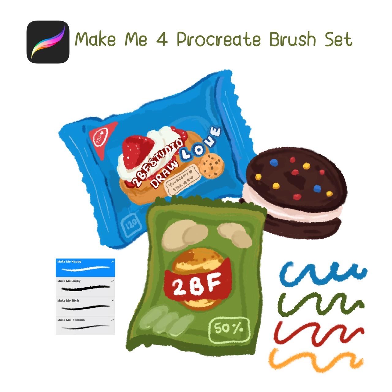 Make Me 4 Procreate Birush Set