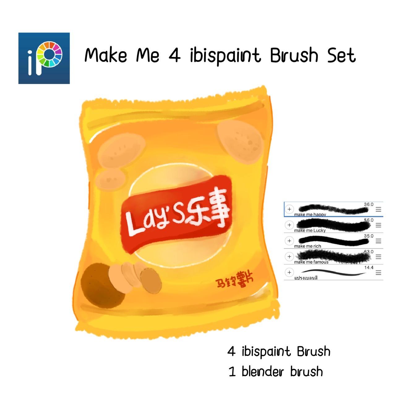 Make Me 4 ibispaint Brush Set